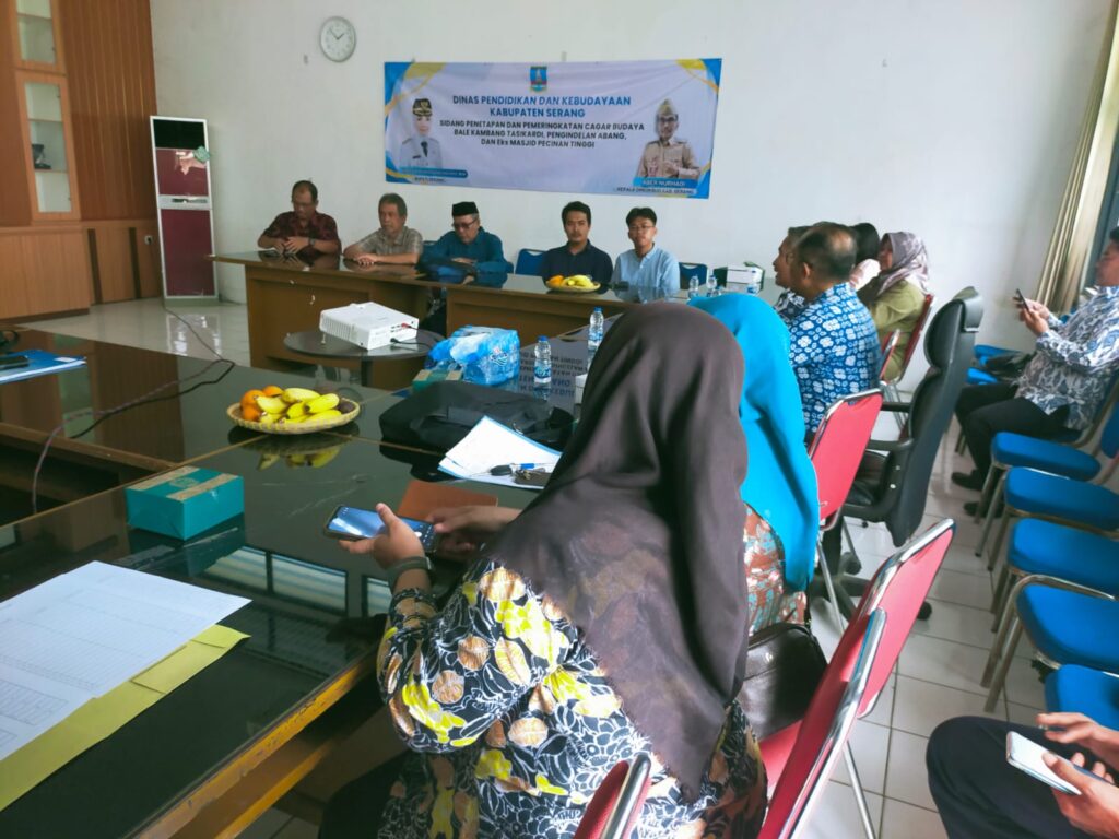 Sidang Pembukaan Rekomendasi ODCB Kabupaten Serang, Tiga Struktur Diusulkan Jadi Cagar Budaya