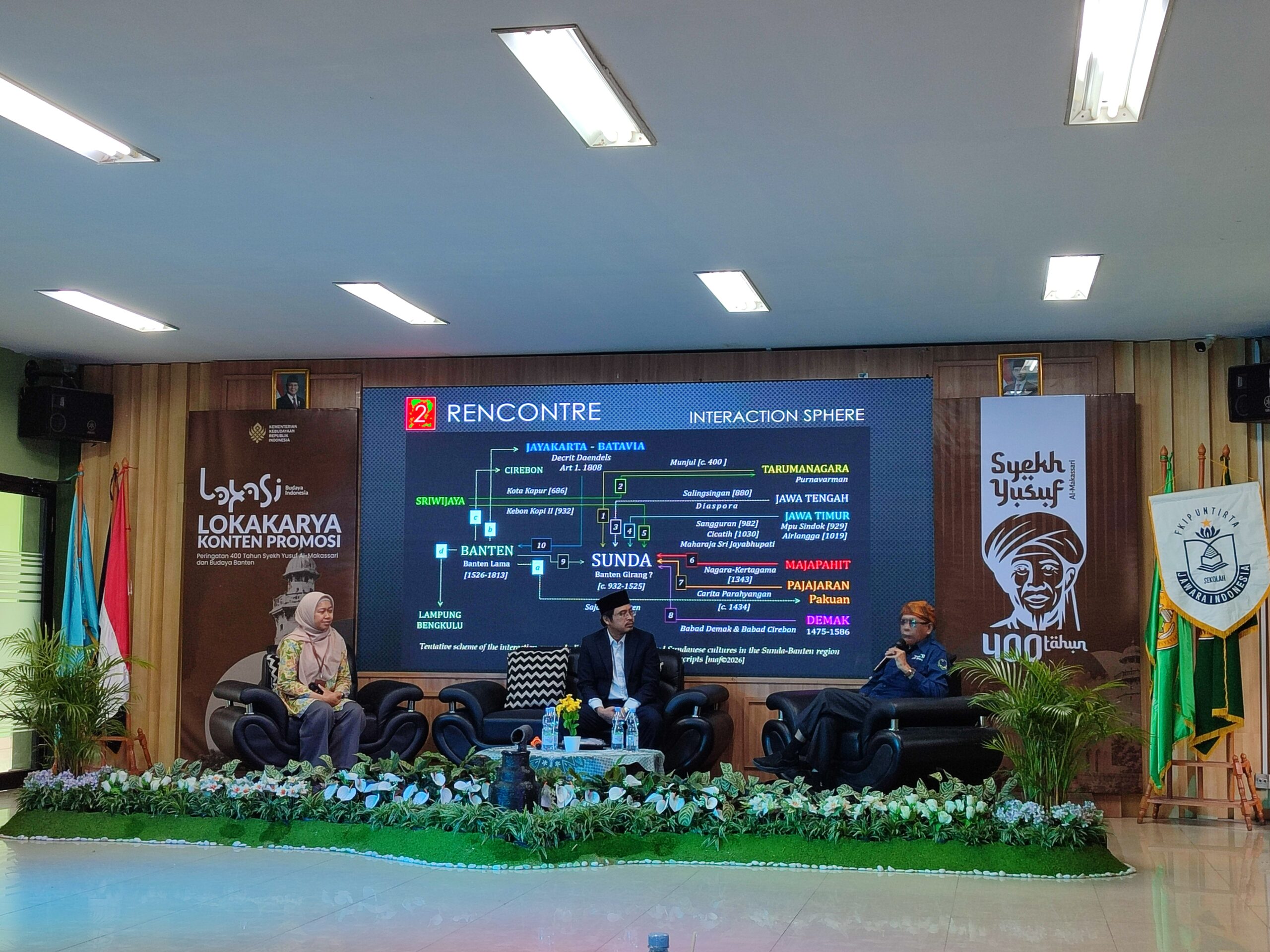 Lokakarya Konten Promosi Angkat Kiprah Syekh Yusuf Al-Makassari dan Sejarah Perjuangan Banten